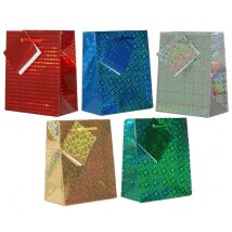 Geschenktüte  Laser/Metallic klein 5-fach sortiert...