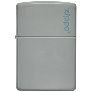 Zippo Flat Grey mit Logo 60005760