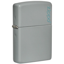 Zippo Flat Grey mit Logo 60005760