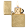 ZIPPO messing getrommelt 60005764