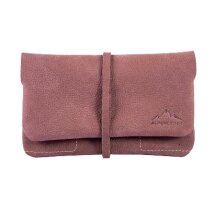 Feinschnitt-Tasche ALPENLEDER Leder old wood 16 x 9,5 cm