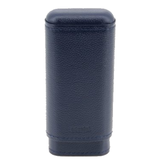 ADORINI Cigarrenetui Leder blau 3er