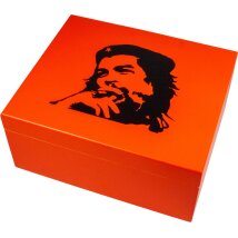 Humidor Che warm red, matt für ca. 40 Zigarren