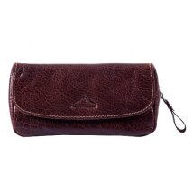 Pfeifentasche 1er Leder Michl ALPENLEDER brandy mit Tabakfach