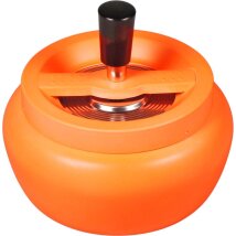 Schleuderascher Metall neon orange matt Ø 13cm
