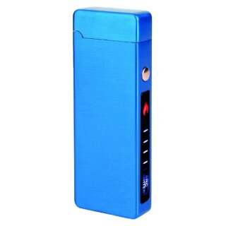 Feuerzeug Batterie FORMULA Double Arc blau USB