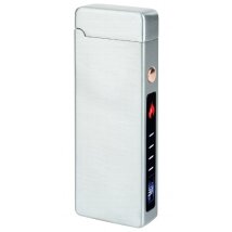 Feuerzeug Batterie FORMULA Double Arc silber USB