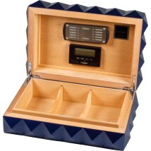 Colibri Desktop Humidor Quasar blau