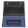 Feinschnitt-Tasche ZIPPO Leder schwarz / Jeans 15,6x7,9x2,2cm 2007221