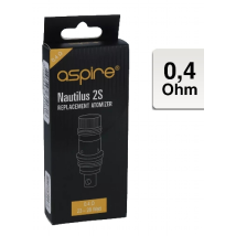 E-Clearomizercoil ASPIRE Nautilus 2S 0,4 Ohm 5 Stück