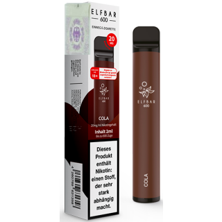 ELFBAR E-Shisha 600 Cola 20mg/ml