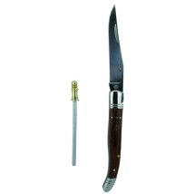 Laguiole Traditions Klapmesser rmit Wetzstahl &...