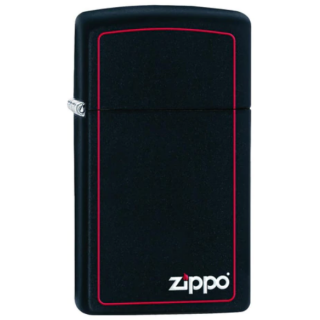 Zippo Slim Red Border 60001438