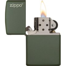 ZIPPO grün matt Zippo Logo 60001568