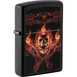 ZIPPO schwarz matt  Anne Stokes 60006121