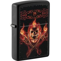 ZIPPO schwarz matt  Anne Stokes 60006121