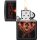Zippo Anne Stokes Flaming Skull 60006121