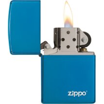 ZIPPO high polish blue Zippo Logo 60001579