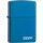 ZIPPO high polish blue Zippo Logo 60001579