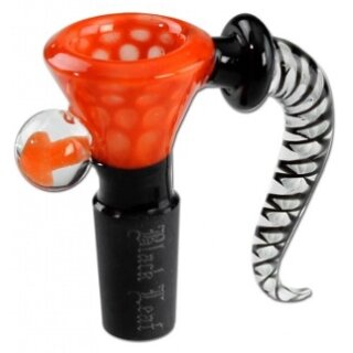 Black Leaf Bong Glaskopf orange 14.5mm