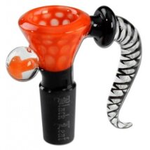 Black Leaf Bong Glaskopf orange 14.5mm