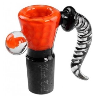 Black Leaf Bong Glaskopf orange 18.8mm