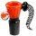 Black Leaf Bong Glaskopf orange 18.8mm