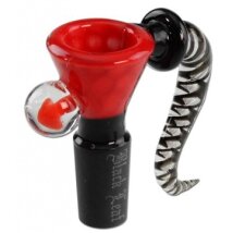 Black Leaf Bong Glaskopf rot 14.5mm