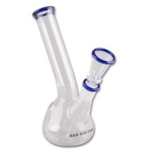 Bong Glas klar/blau 16cm