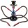 Wasserpfeife Sinai rainbow schwarz 2er