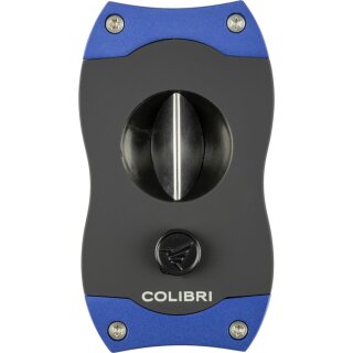 COLIBRI Cigarrenabschneider V-Cut 23mm blau/schwarz