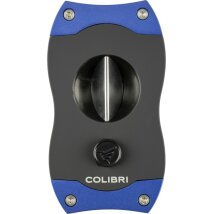 COLIBRI Cigarrenabschneider V-Cut 23mm blau/schwarz