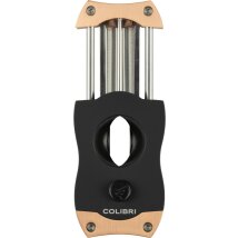 COLIBRI Cigarrenabschneider V-Cut 23mm rosegold/schwarz