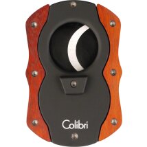 COLIBRI Cigarrenabschneider Cut-Wood rotbraun 22mm