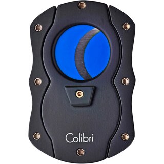 COLIBRI Cigarrenabschneider Cut schwarz/blau 22mm