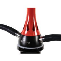 Shistar Shisha Cairo schwarz/rot 2er