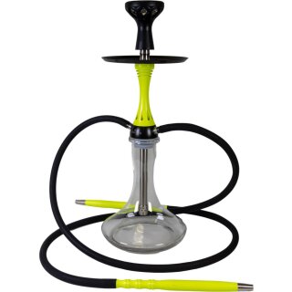 Shistar Shisha Agadir transparent/gelb 2er