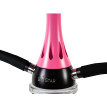 Shistar Shisha Agadir transparent/pink 2er