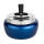 Schleuderascher Metall blau chrom Ø 13 cm
