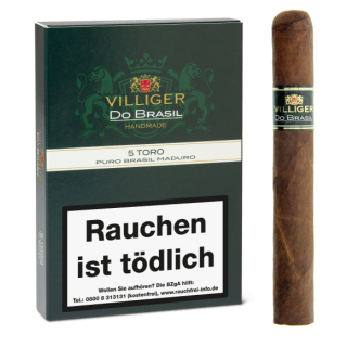 VILLIGER DoBrasil Maduro Toro 5er