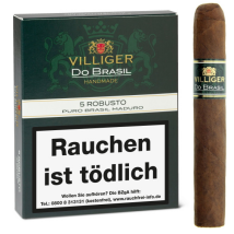 VILLIGER DoBrasil Maduro Robusto 5er