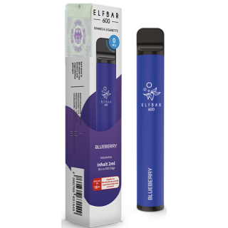 ELFBAR E-Shisha 600 Blueberry 0mg/ml