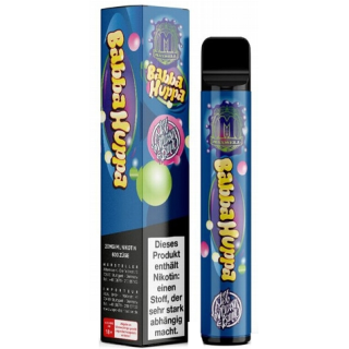 187 Einweg E-Shisha Babba Huppa (Kaugummi, Blaue Himbeere) 20mg