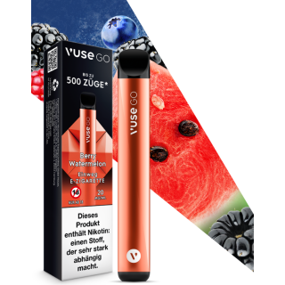 E-Zigarette VUSE Go 1000 Einweg Berry Watermelon 20mg