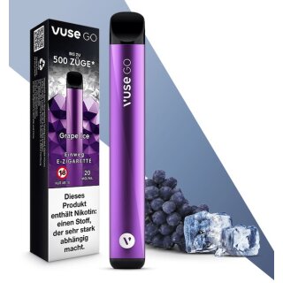 E-Zigarette VUSE Go 1000 (Pen) Einweg Grape Ice 20mg