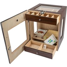 Humidorschrank Sevenson walnut matt