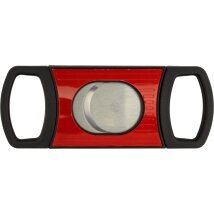 Cigarrenabschneider Kunststoff schwarz/rot