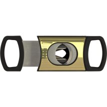 Cigarrenabschneider Kunststoff schwarz/gold