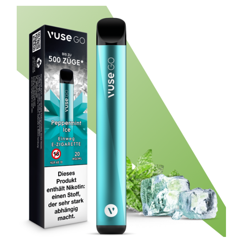 elfbar elfa master akku VUSE GO Einweg E-Shisha Peppermint Ice 20mg
