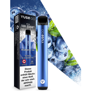 E-Zigarette VUSE Go 1000 (Pen) Einweg Blueberry Ice 20mg